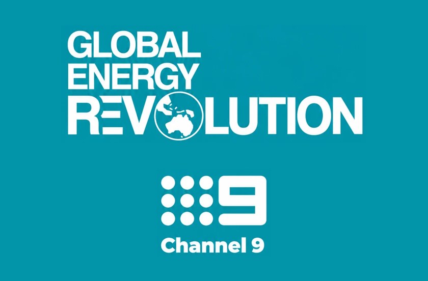 Global Energy Revolution and Channel 9 logos